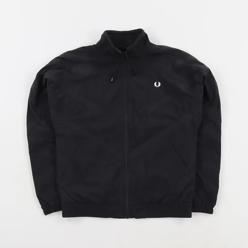 Fred Perry Sportswear Mens Monochrome Shell Jacket Black
