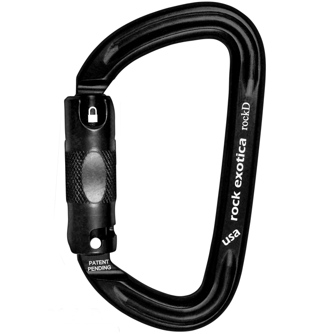 Rock D オートロック カラビナ ブラック (Rock Exotica) 商品詳細