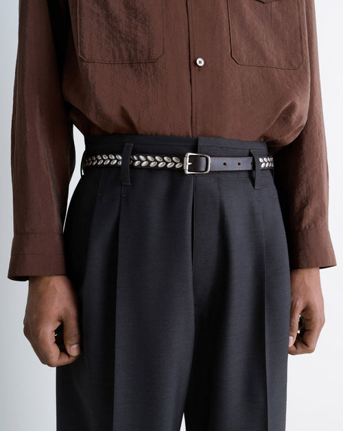 Almond Stud Belt 20 | Lemaire | WORKSHOP