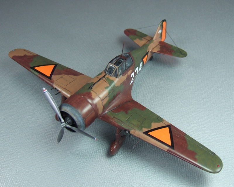 フォッカーD21オランダ空軍(MPM 1/72)＞飛行機プラモデル製作＞2022年6月号