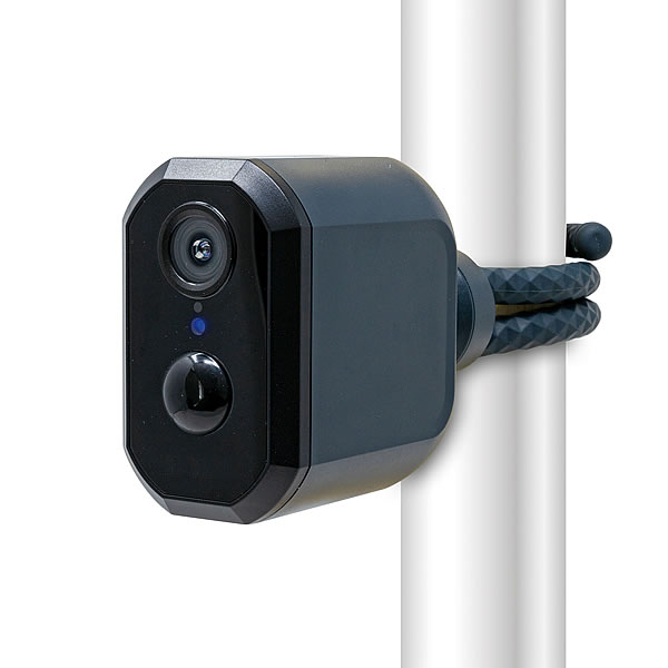 充電式どこでも簡単取付防水WiFiスマホ連動防犯カメラ用ソーラーパネル