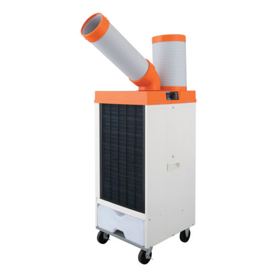 業務用スポットエアコン強力型（冷風1口自動首振り機構付）単相100V