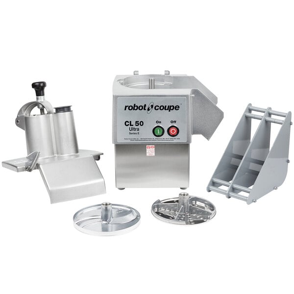 Robot Coupe CL50E Ultra Continuous Feed Food Processor with 2