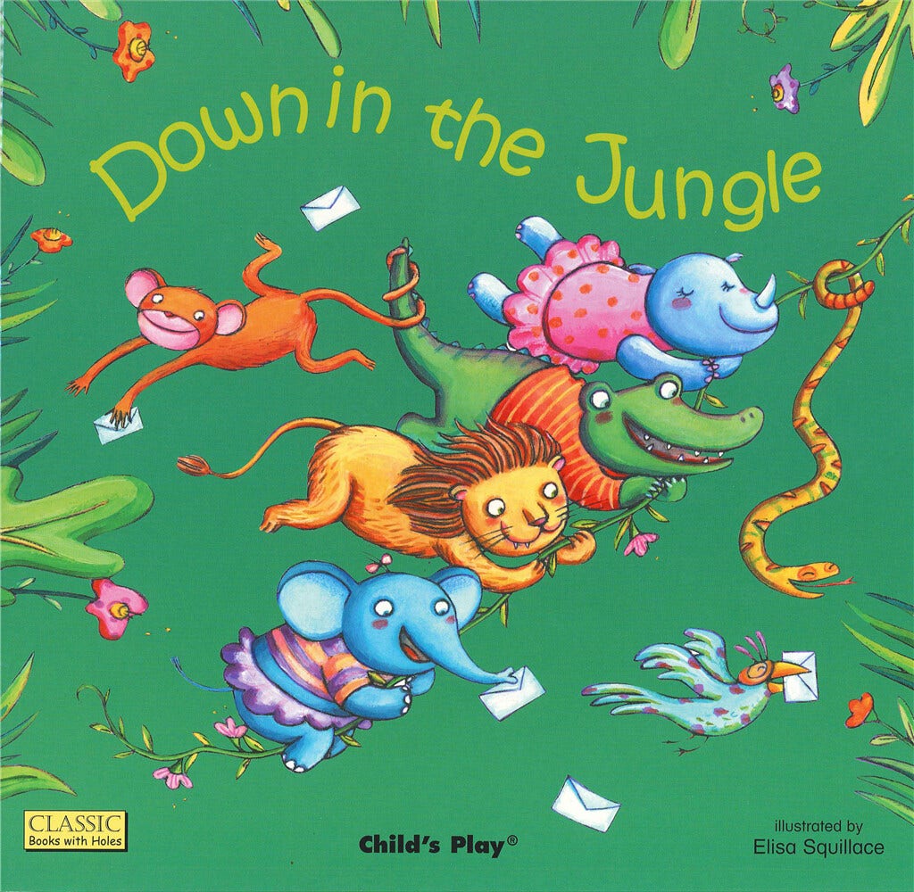 Down in the Jungle: Fun Children's Book for Ages 2-6
