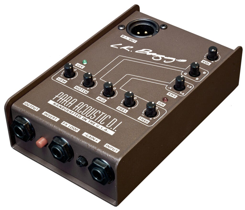 LR Baggs Para DI Acoustic Guitar Preamp - Studio Quality Sound