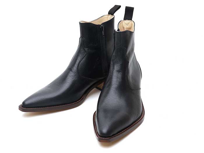 トラッカーズ（TRAKAR'S）14302 Blackの詳細ページです｜Western Boots
