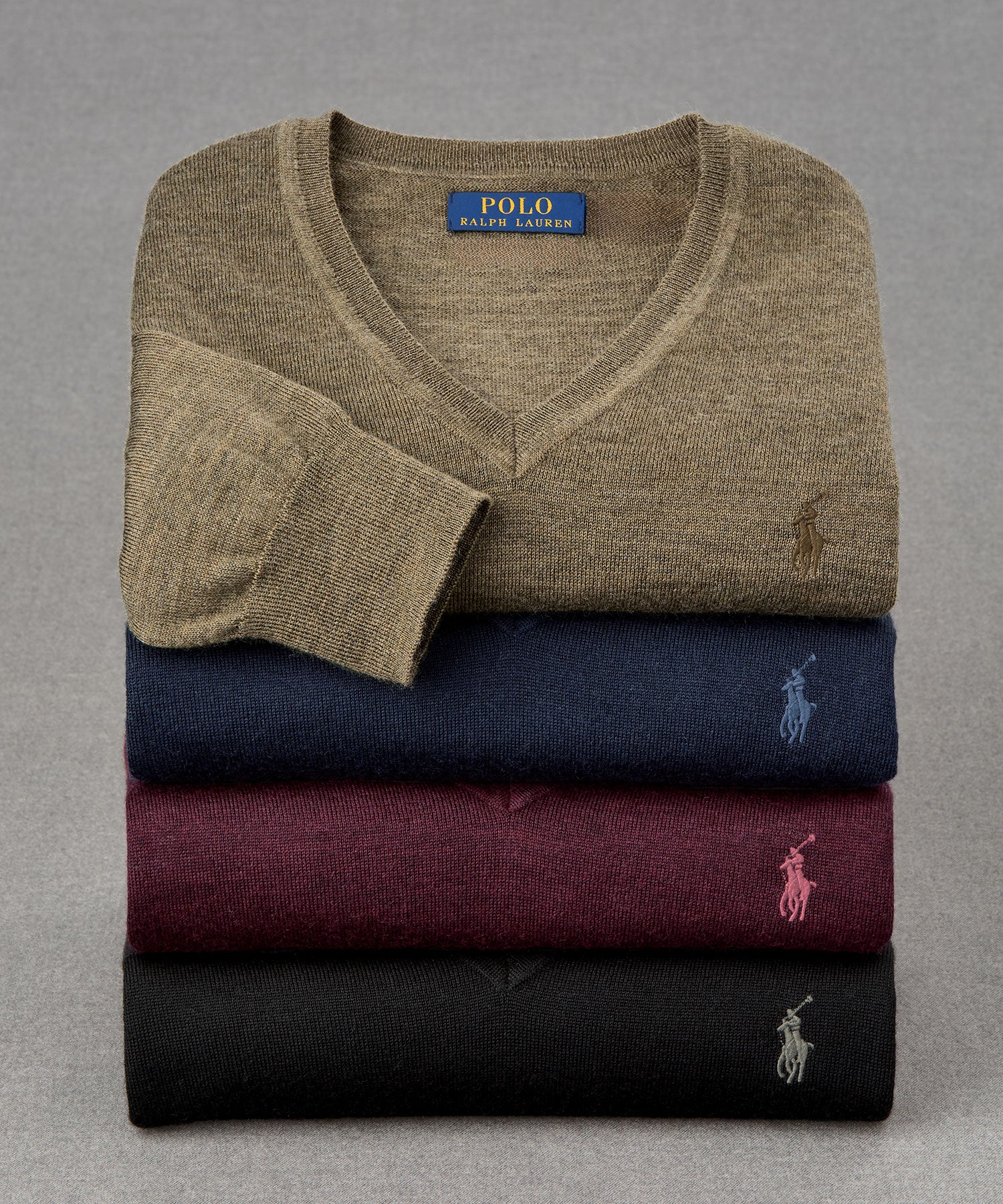 Polo Ralph Lauren Big & Tall Merino Wool V-Neck Sweater | Westport