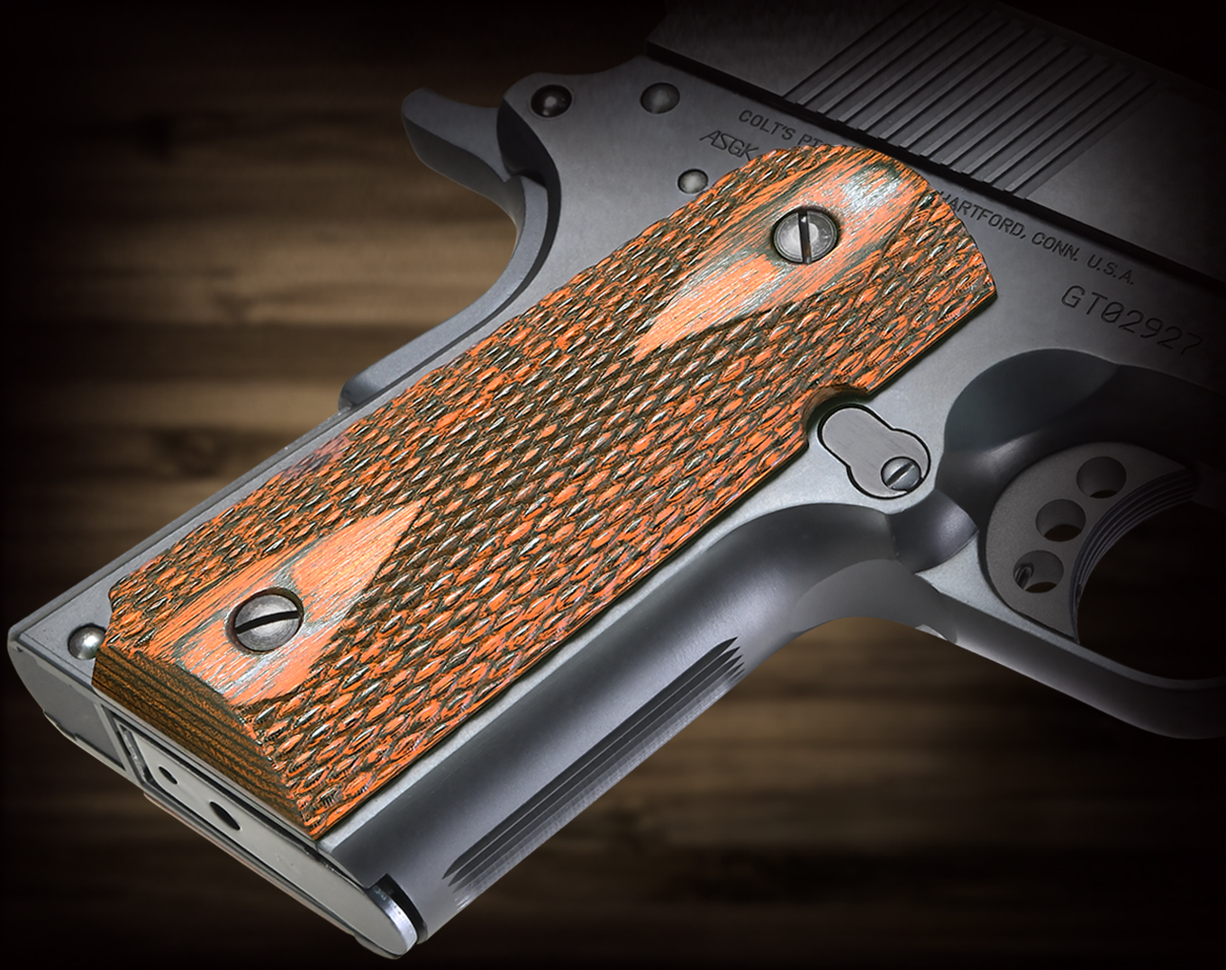 完売】WA【コルト】ニュー エージェント 実物木製グリップ付 【WESTERN