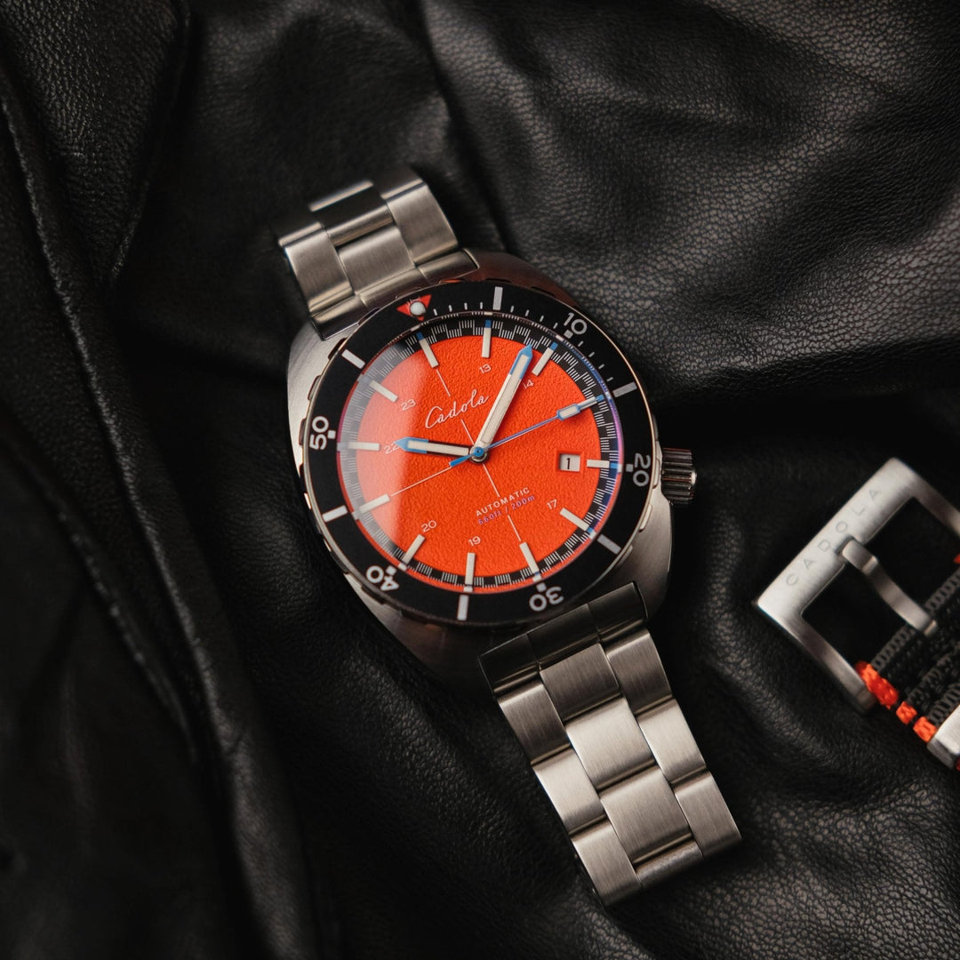 Cadola Intrepid Automatic Tangerine – Watches.com