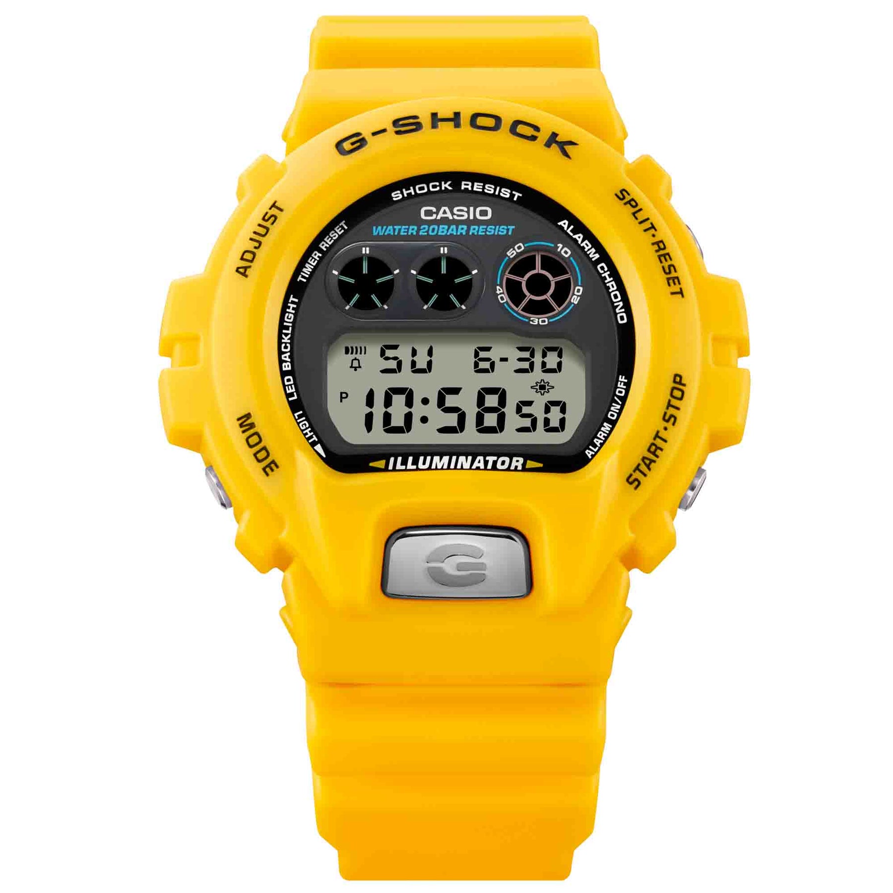 G-Shock DW6900 30th Anniversary Digital Yellow | Watches.com