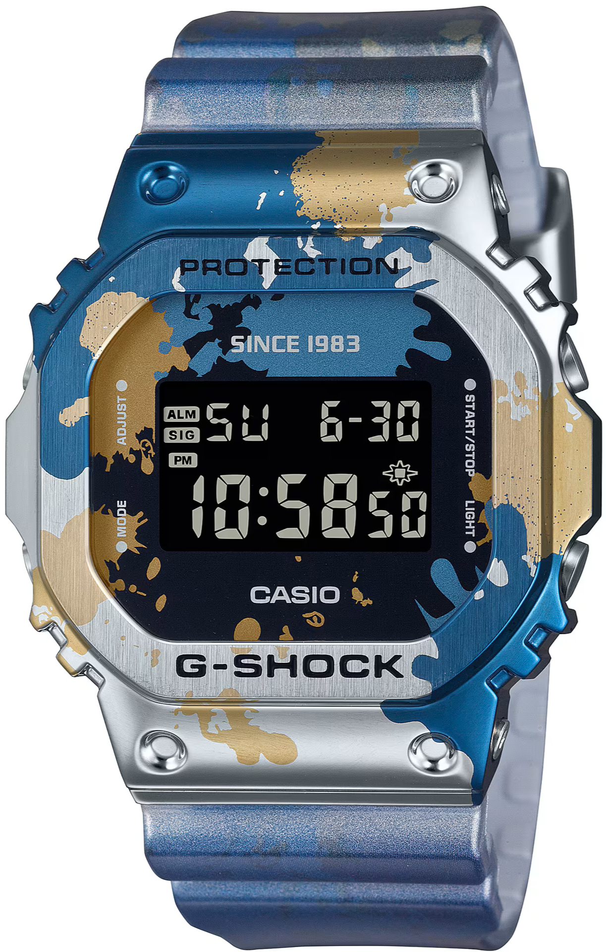 Casio G-Shock Metal Covered Street Spirit Graffiti Art GM5600SS-1