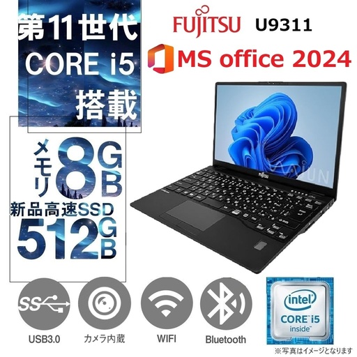 中古整備済みミニPC 富士通 ESPRIMO Q558/22型液晶セット/Core i3