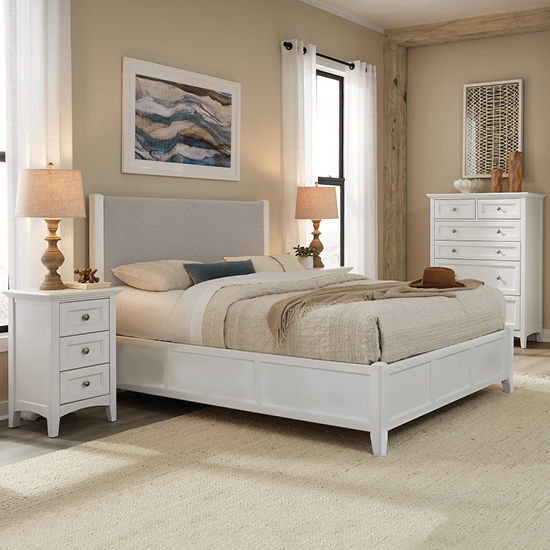 2831 McKenzie King Upholstered Panel Bed – Whittier Wood Furniture