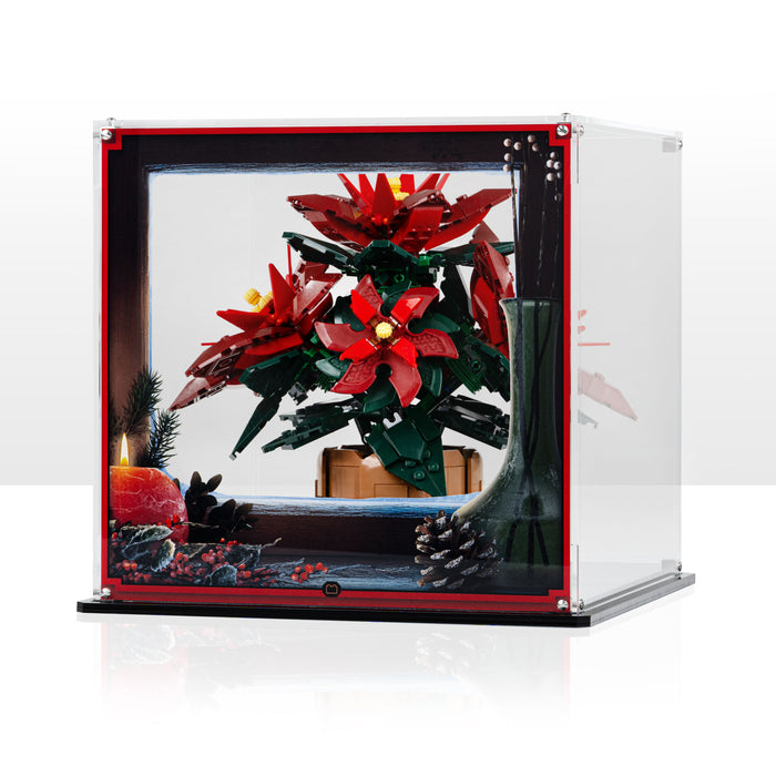 Display Case for LEGO Icons: Poinsettia (10370) — Wicked Brick