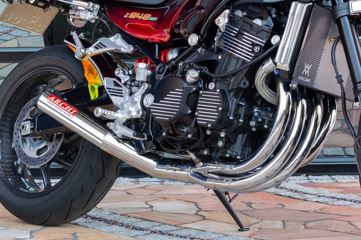 ARCHI Z900RS専用「Z900RS/CAFE専用ショート管マフラー」2023年対応