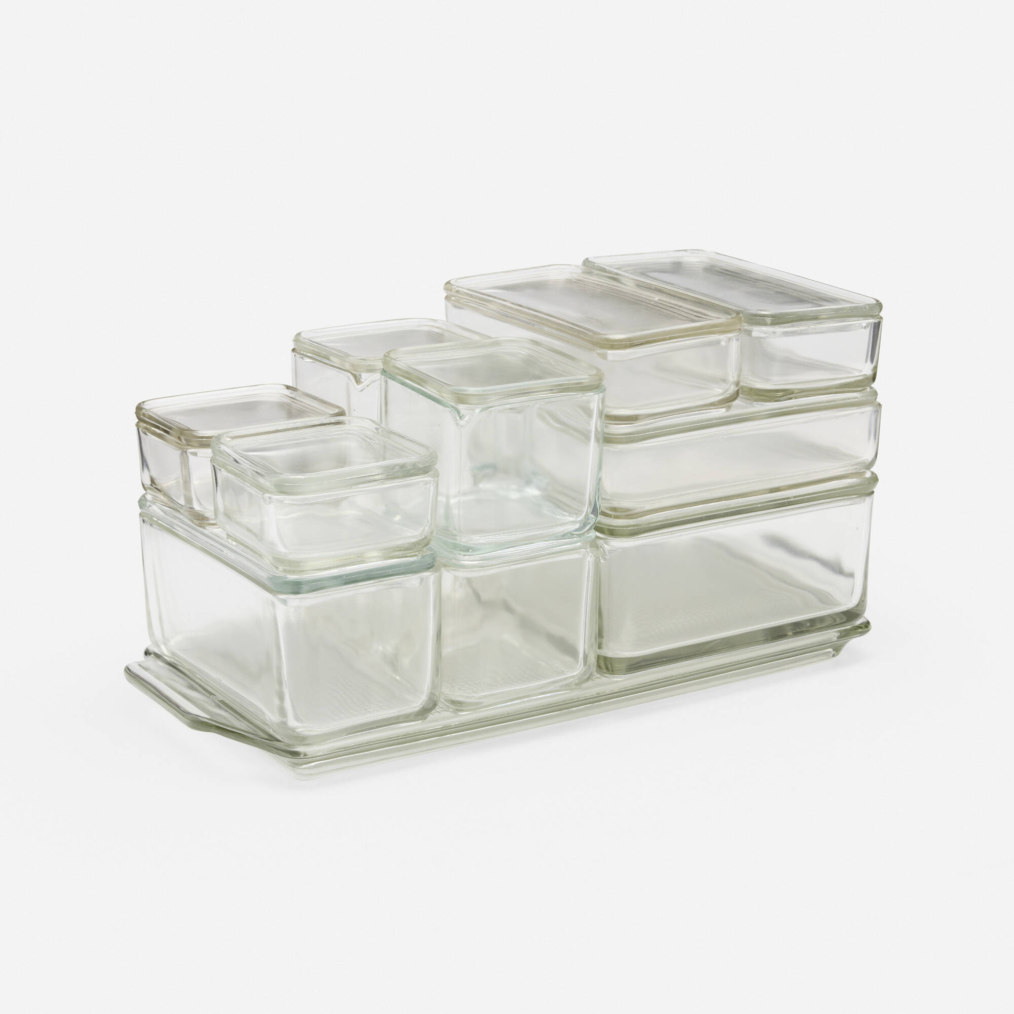 Wilhelm Wagenfeld Kubus A ガラスコンテナ ガラス Wilhelm Wagenfeld