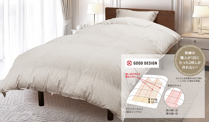 ニージェ 羽毛掛けふとん(ゴア): 羽毛掛けふとん(厚め)｜東洋羽毛公式