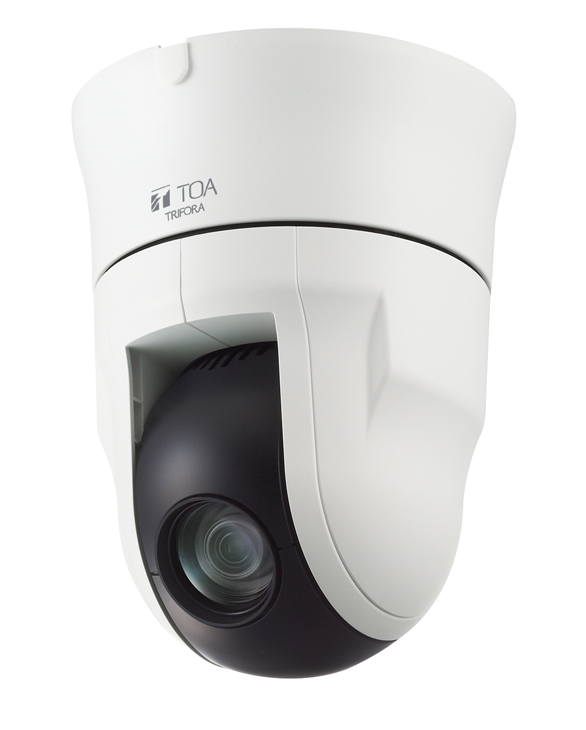 H.265方式採用、ネットワークカメラシステムのPTZカメラ2機種と専用