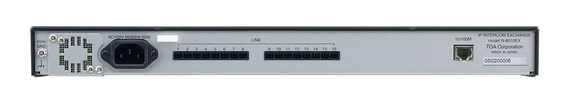 IPインカム 交換機 (N-8010EX) | TOA株式会社