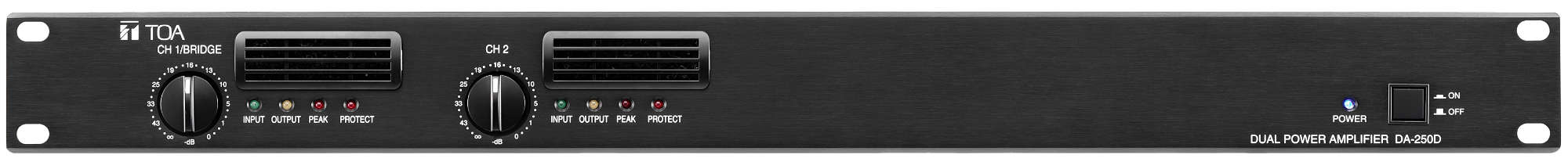 DA-250D | Multi-Channel Power Amplifier | Products | TOA United