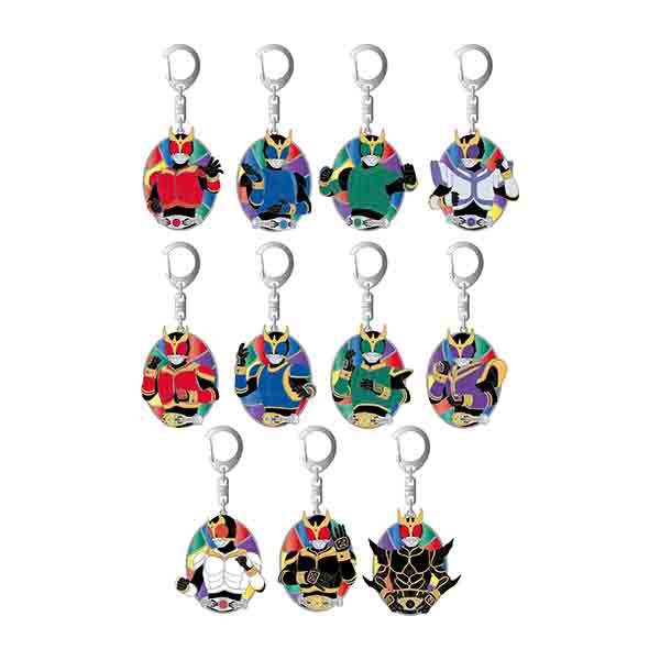 セット販売＞ステンドグラス風メタルキーホルダーコレクション(全11種