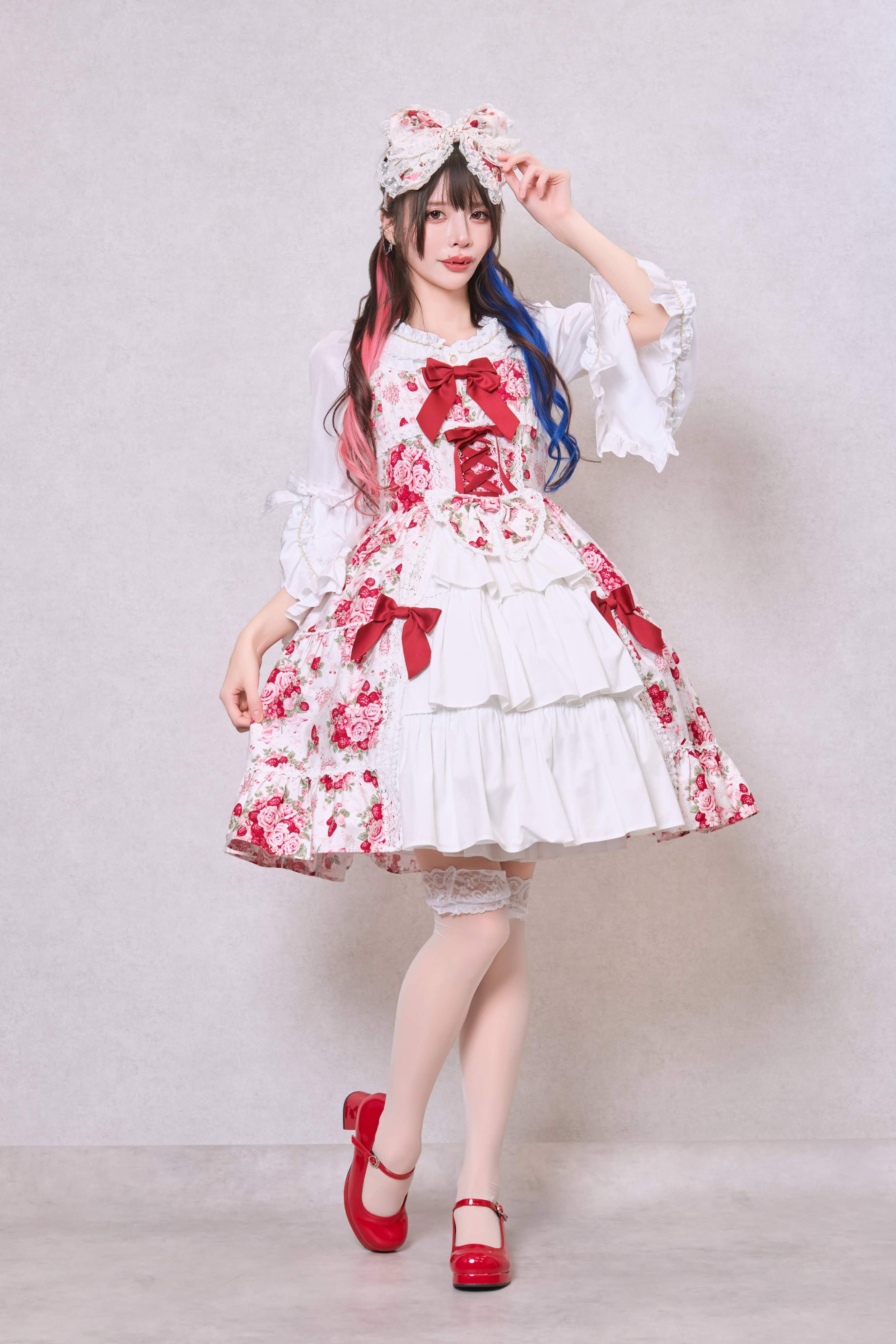 シュガーブーケ～永遠の乙女の憧れ～柄ジャンパースカートⅢ｜東京