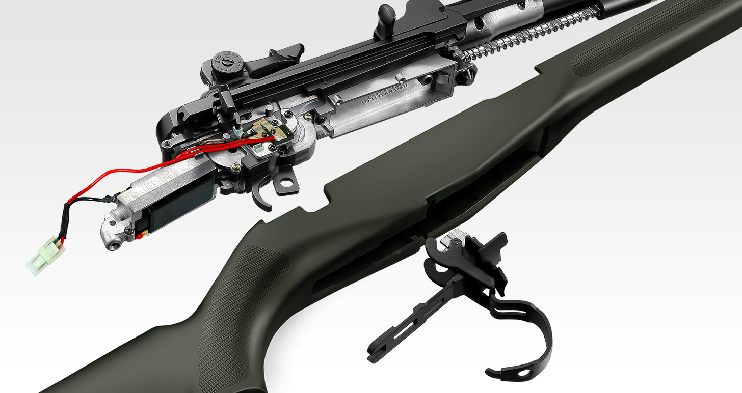 マルイM14電動ガンカスタム ウッドストック スコープ着き ケース