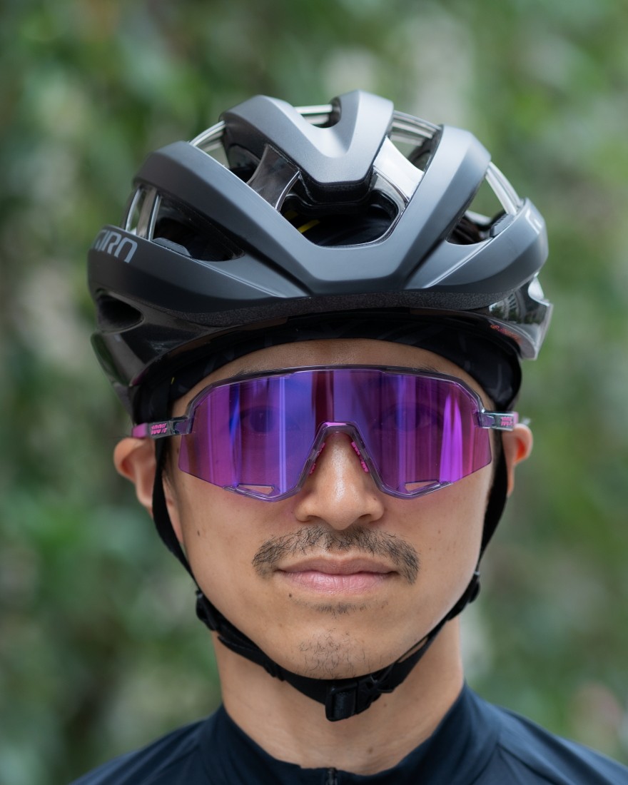 スレンデール パープル系ミラーレンズ サングラス【SLENDALE】｜100