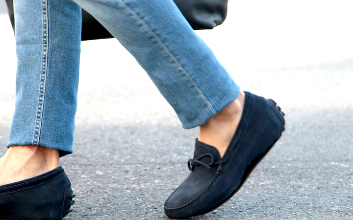 足長の美脚効果まで考慮された、ドライビングシューズの決定版