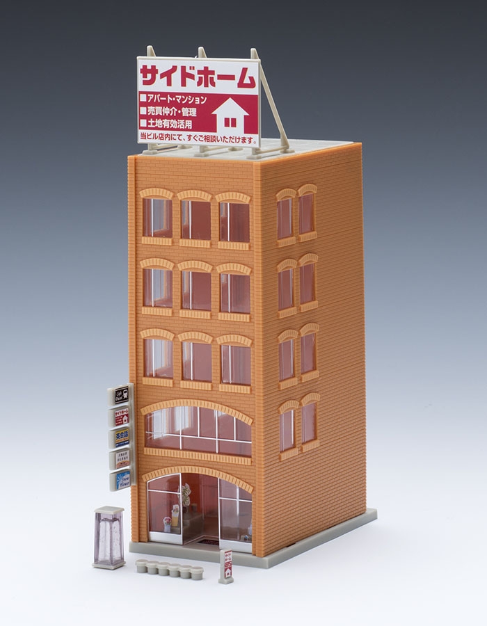 商業ビルC(ライトブラウン)｜製品情報｜製品検索｜鉄道模型 トミックス