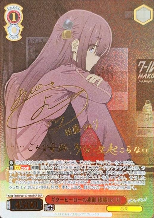 ギターヒーローの素顔 後藤ひとり[サイン付]【ヴァイスシュヴァルツ