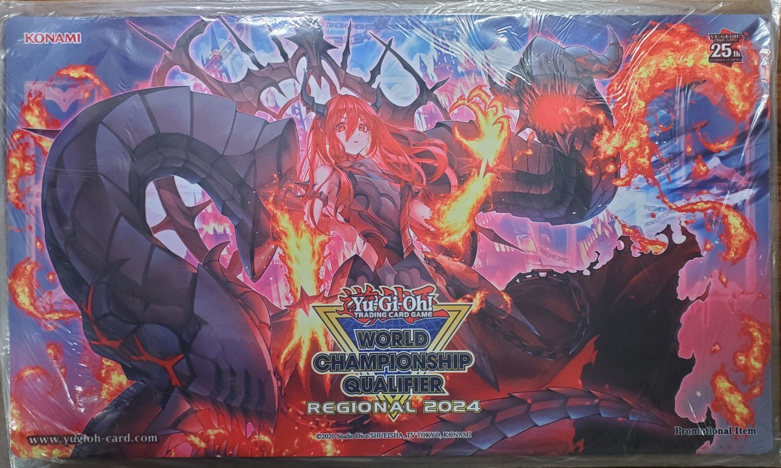 遊戯王 OTS 2024 Champion 賜炎の咎姫 プレイマット 遊戯王 OTS 2024