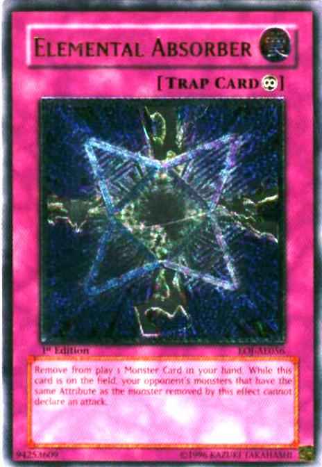 遊戯王】 エレメンタル・アブソーバー アジア版 1st EOJ-AE056