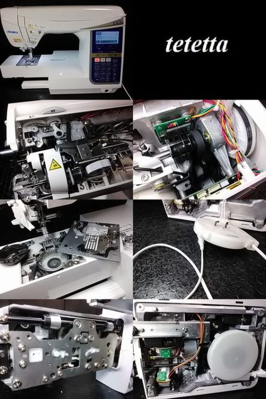 JUKIミシン｜HZL-EX7の修理例（愛知県から） | tetettaミシン修理ブログ