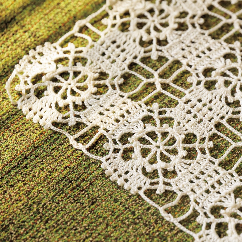 レシピ〉レースモチーフのマルチクロス: レシピ｜手づくりタウン by