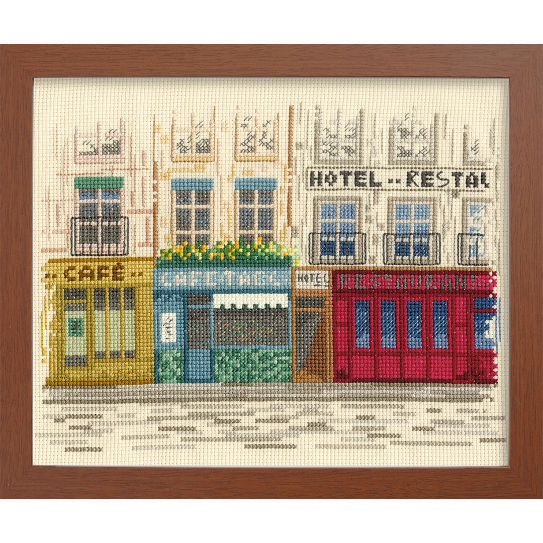 クロスステッチキット「パリの街並み」: キット｜手づくりタウン by