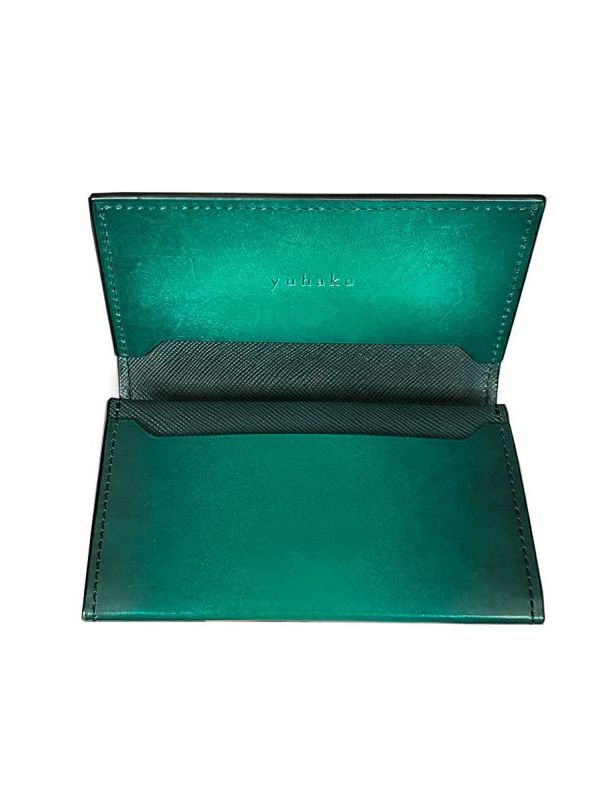 yuhaku - 名刺入れ / ターコイズブルー | BRYAN
