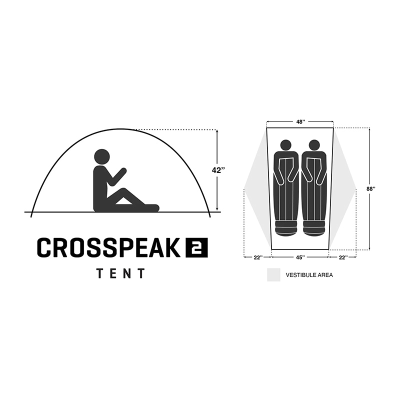 HYPERLITE MOUNTAIN GEAR | CrossPeak 2 ハイパーライトマウンテンギア