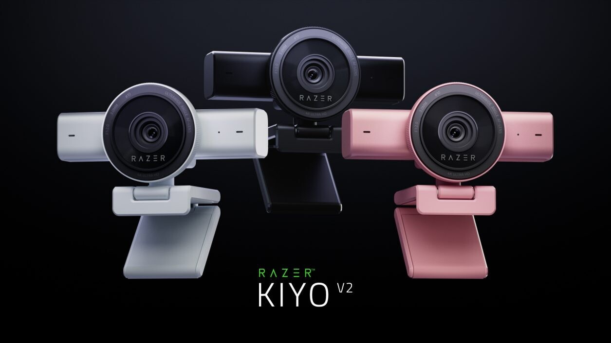 Razer Announces Two New Colorways for Its Kiyo V2 and Kiyo V2 X