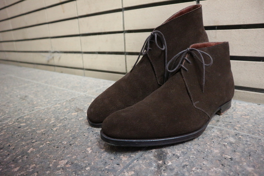 Crockett & Jones/クロケット＆ジョーンズ】スウェードチャッカー