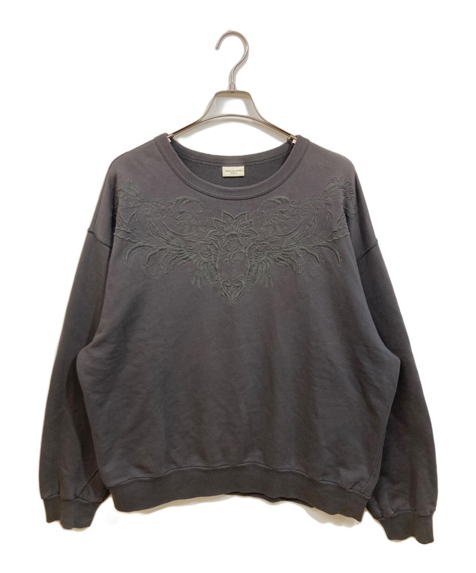 DRIES VAN NOTEN / ドリスヴァンノッテン】ボタニカル刺繍スウェット