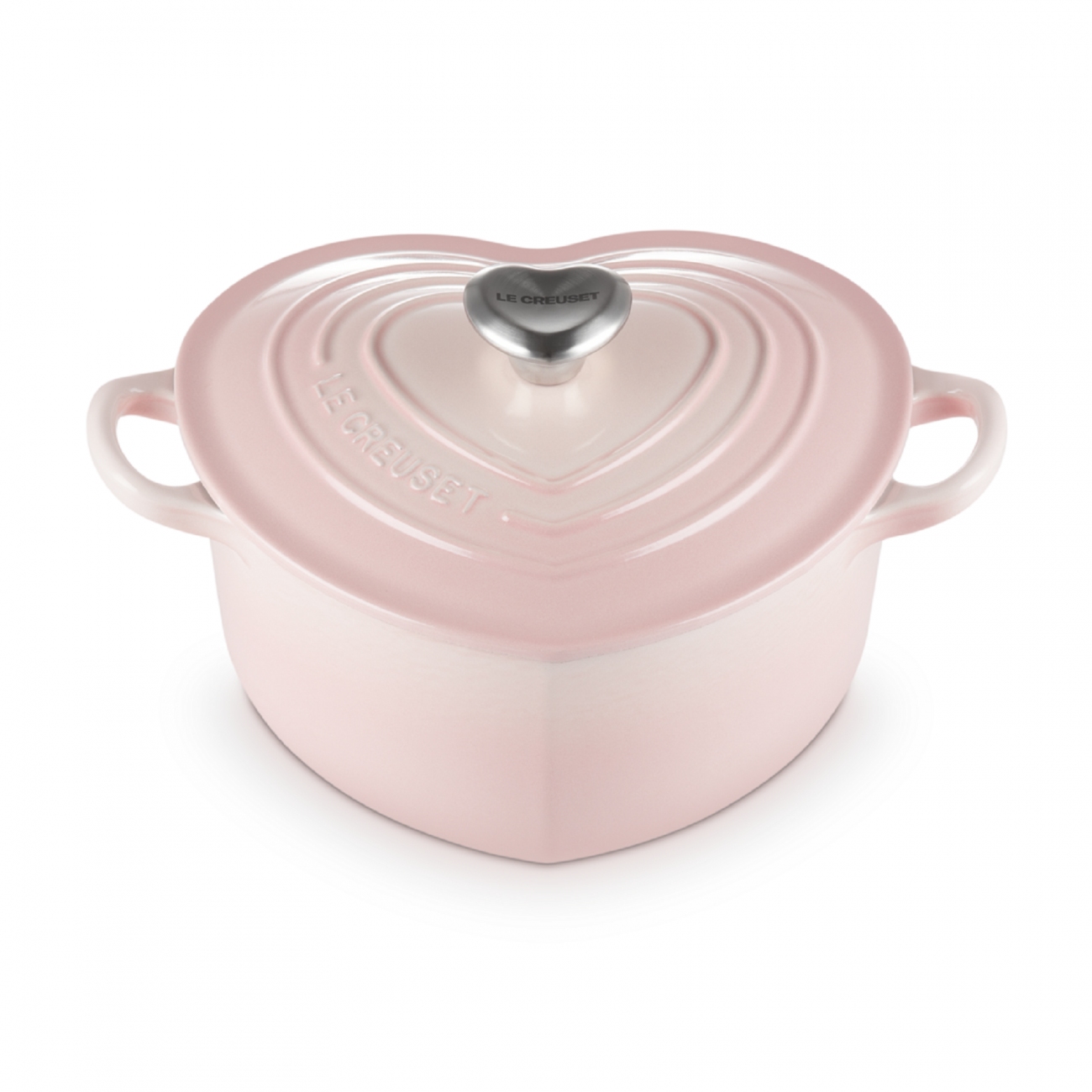 Le Creuset Shell Pink Cocotte Heart 20