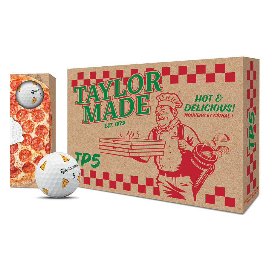 TP5 pix Pizza Party Golf Balls | TaylorMade