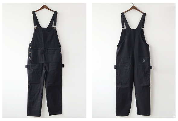 South2 West8 - Overalls - 11.5oz Cotton Canvas - BLACK サウス2
