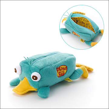 フィニアスとファーブ／モバイルおでかけポーチ／ペリー型｜商品情報