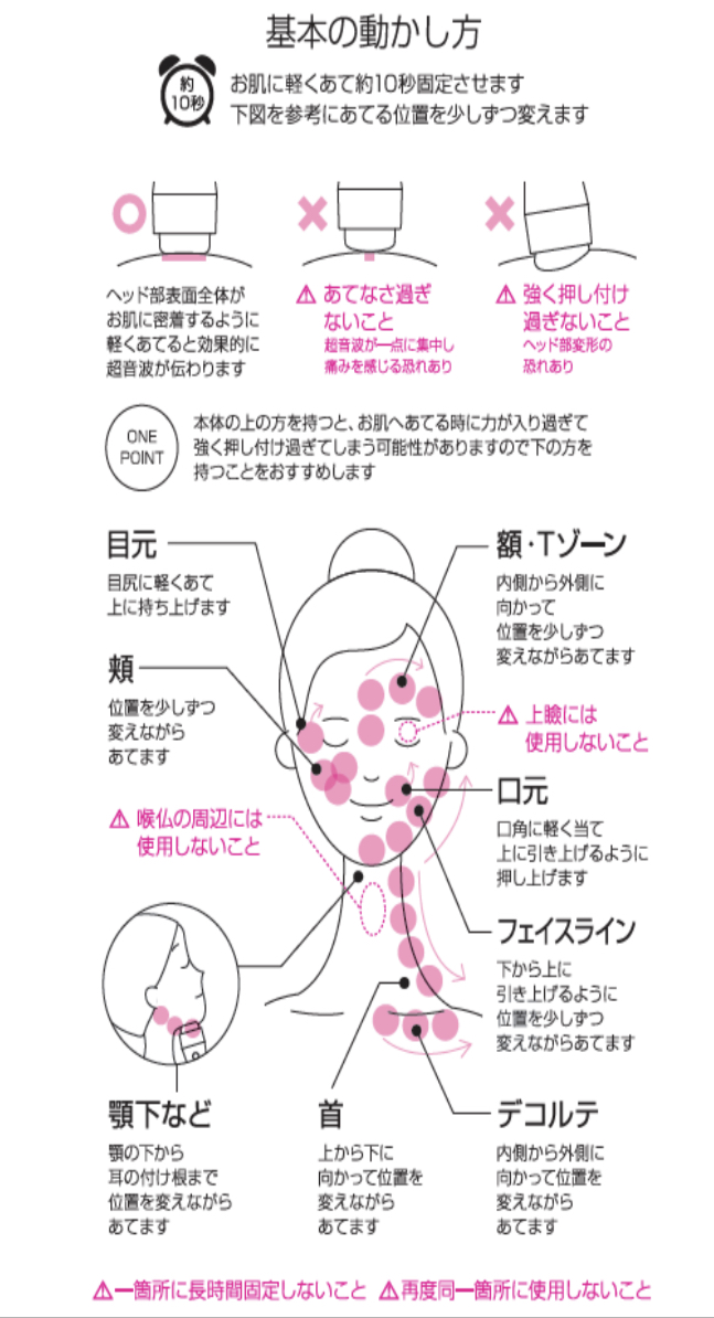 スキンリフライズ 超音波美顔器 ｜ 株式会社 タクサム｜大阪の美容