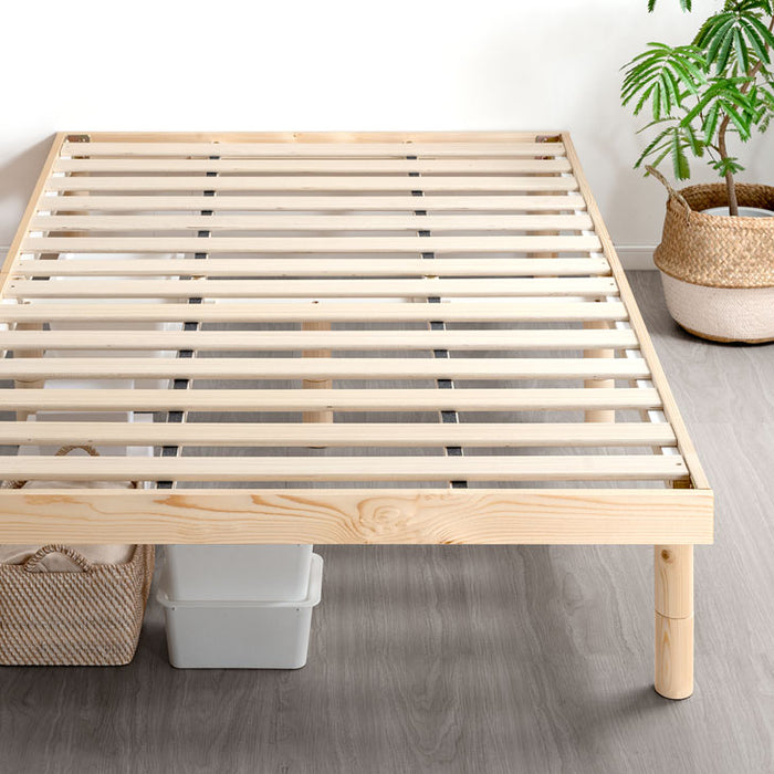 ≪累計80万台突破≫ [ダブル] 北欧パイン すのこベッド ベッドフレーム