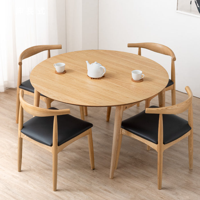 幅120] 伸長 ダイニングテーブルセット 4人掛け 5点セット ダイニング