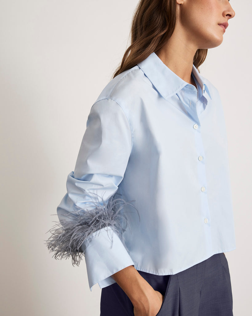 Largaux Feather Top – Tanya Taylor
