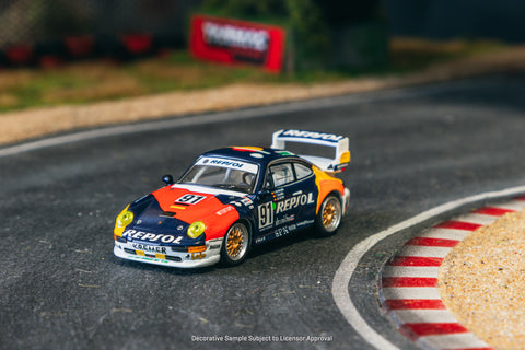 Schuco x Tarmac Works 1/64 Porsche 911 GT2 24h LE MANS 1995 #91 - COLL